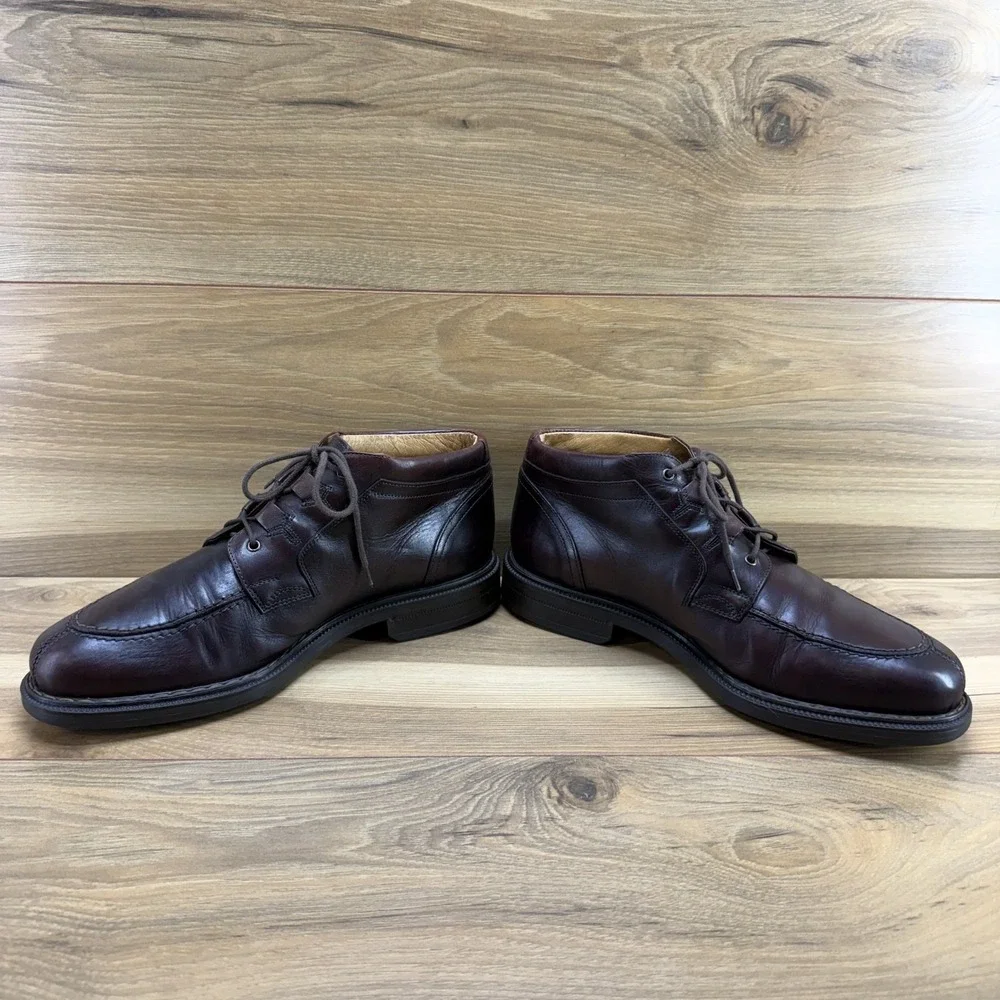 BACCO BUCCI Vintage Apron Split Toe Boot 9‎ Brown Leather Formal Business